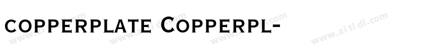 copperplate Copperpl字体转换